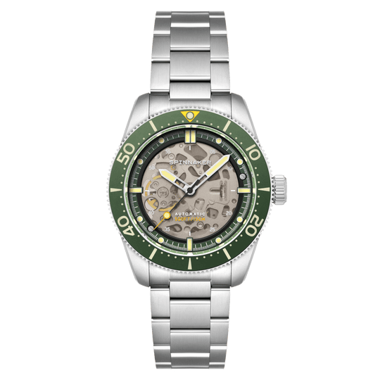 Spinnaker Croft 42 Automatic Men's Black Skeleton Watch SP-5134-66