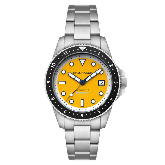 Spinnaker Croft Pioneer Men's Yellow Automatic Watch SP-5136-77