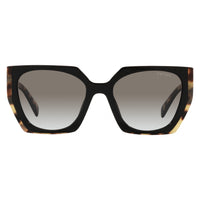 Prada PR15WF Oversized Square Sunglasses Tortoise Black