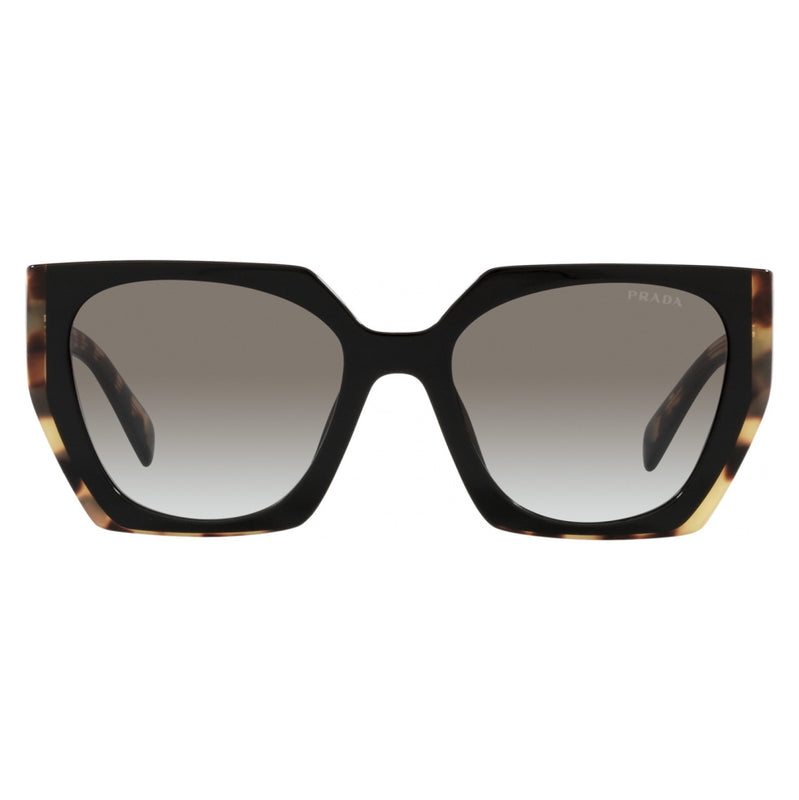 Prada PR15WF Oversized Square Sunglasses Tortoise Black