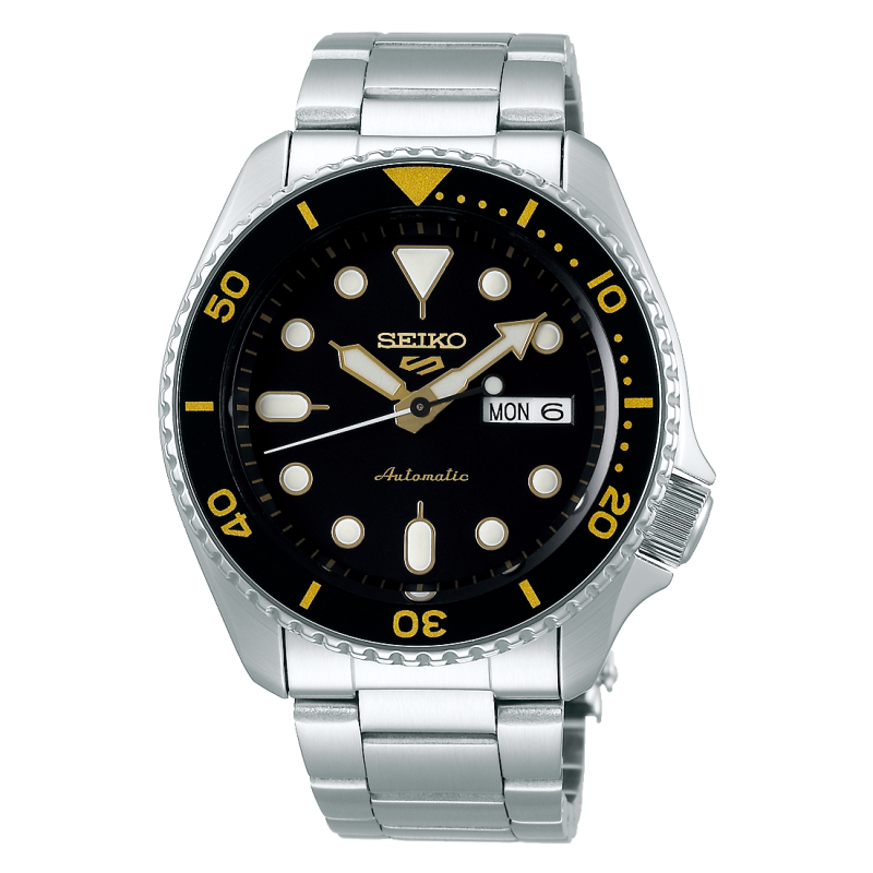 Seiko 5 Sports Men's Black Automatic Watch SRPD57K1