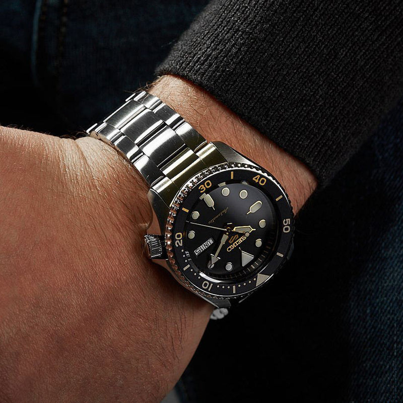 Seiko 5 Sports Men's Black Automatic Watch SRPD57K1