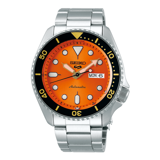 Seiko 5 Sport Men's Orange Watch SRPD59K1