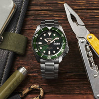 Seiko 5 Sport Men's Green Watch SRPD63K1