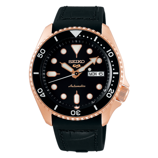 Seiko 5 Sports Men's Black Automatic Watch SRPD76K1