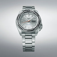 Seiko 5 Sports Rally Diver Men's Silver Automatic Watch SRPK09K1