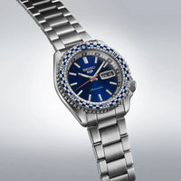 Seiko 5 Sports Men's Petrol Blue Checker Flag Special Edition SRPK65K1