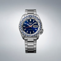 Seiko 5 Sports Men's Petrol Blue Checker Flag Special Edition SRPK65K1