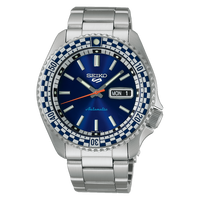 Seiko 5 Sports Men's Petrol Blue Checker Flag Special Edition SRPK65K1