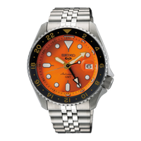 Seiko 5 Sport SKX GMT Men's Orange Watch SS005K1
