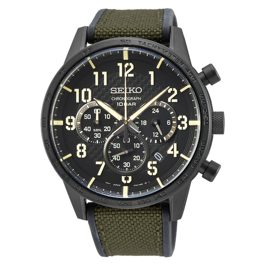 Seiko Chronograph Green Men's Watch SSB369P1