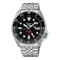 Seiko 5 Sport SKX  GMT Men's Black Grape Watch SSK001K1
