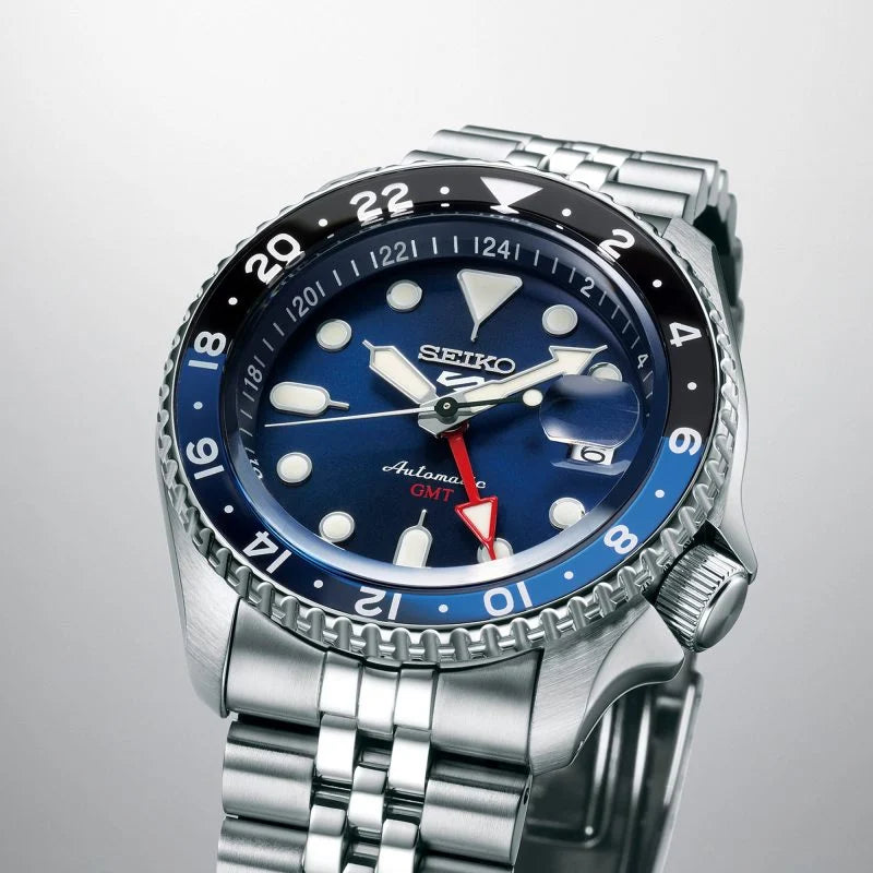 Seiko 5 Sport 'Blueberry' GMT SKX Men's Blue Watch SSK003K1