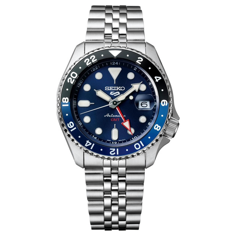 Seiko 5 Sport 'Blueberry' GMT SKX Men's Blue Watch SSK003K1