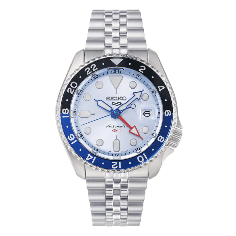 Seiko 5 Sport SKX GMT Men's Ice Blue Watch SSK029K1