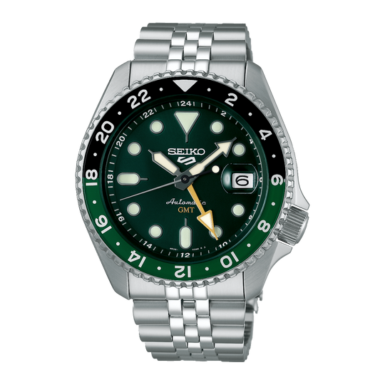 Seiko 5 Sport SKX GMT Men's Green Watch SSK035K1