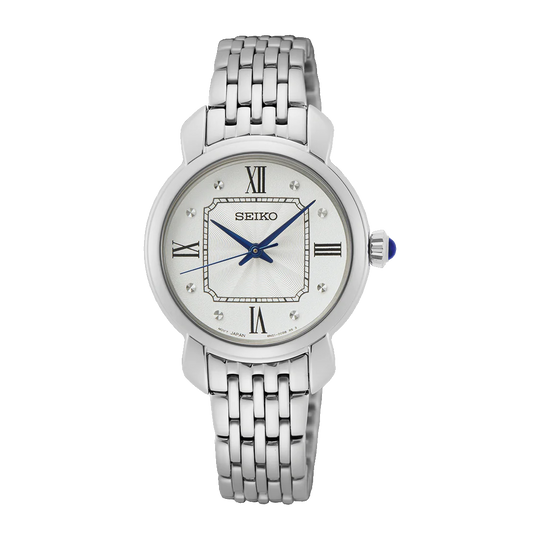 Seiko Conceptual Classic Ladies White Watch SUR497P