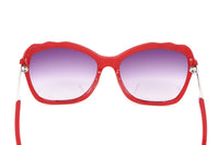 Swarovski Women's Flavia Sunglasses Cat Eye Red SK0106-F/S 72B