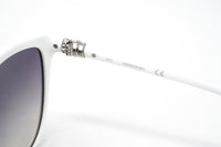 Swarovski Women's Sunglasses Oval Cat Eye White Gradient Grey