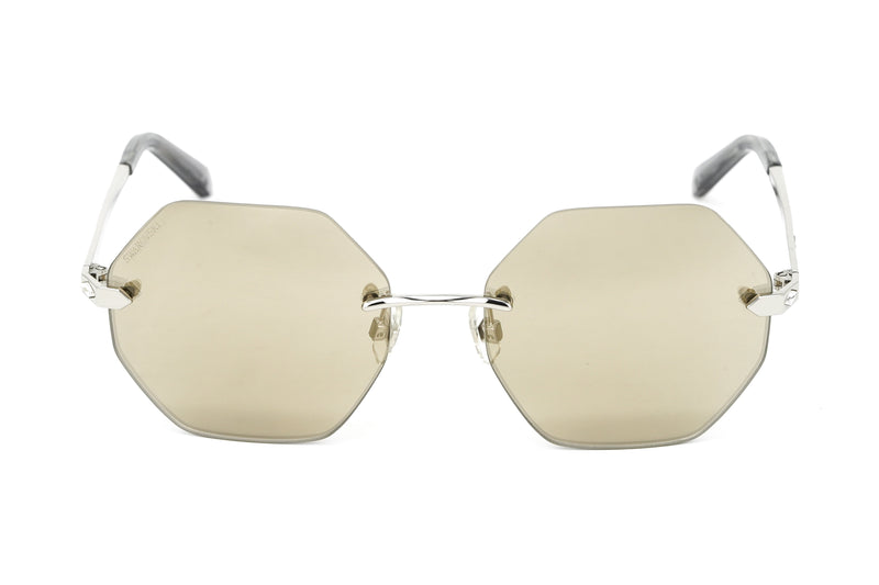 Swarovski Women's Sunglasses Hexagon Mirrored