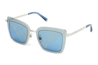 Swarovski Women's Sunglasses Square Cat Eye Blue/Grey
