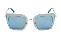 Swarovski Women's Sunglasses Square Cat Eye Blue/Grey