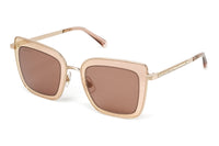 Swarovski Women's Sunglasses Square Cat Eye Gold Pink
