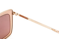 Swarovski Women's Sunglasses Square Cat Eye Gold Pink