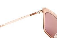 Swarovski Women's Sunglasses Square Cat Eye Gold Pink