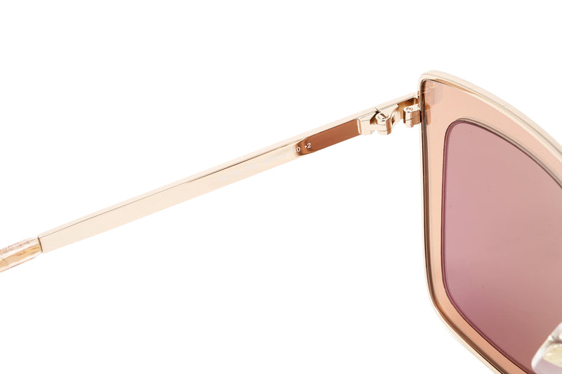 Swarovski Women's Sunglasses Square Cat Eye Gold Pink