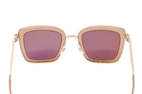 Swarovski Women's Sunglasses Square Cat Eye Gold Pink