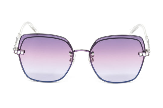 Swarovski Women's Sunglasses Square Gradient Purple SK0287-D/S 83Z