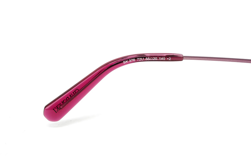 Swarovski Women's Sunglasses Irregular Pink Mirrored