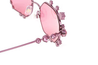 Swarovski Women's Sunglasses Irregular Pink Mirrored