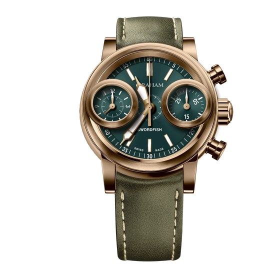 Graham Swordfish Chronograph Green Bronze Watch 2SXAK.G01A