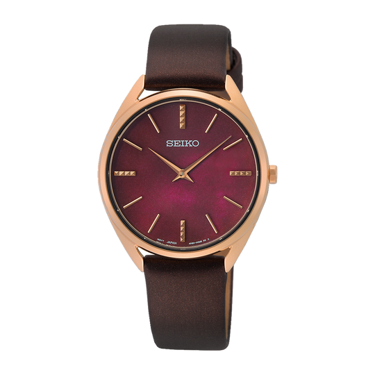 Seiko Classic Red Ladies Watch SWR082P