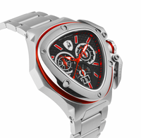 Tonino Lamborghini Spyder X SS Chronograph Date Steel Red T9XA-SS-B