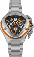 Tonino Lamborghini Spyder X SS Chronograph Date Steel Orange T9XB-SS-B