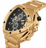 Tonino Lamborghini Men's Chronograph Watch Spyder Horizontal Yellow Gold T20SH-B-B
