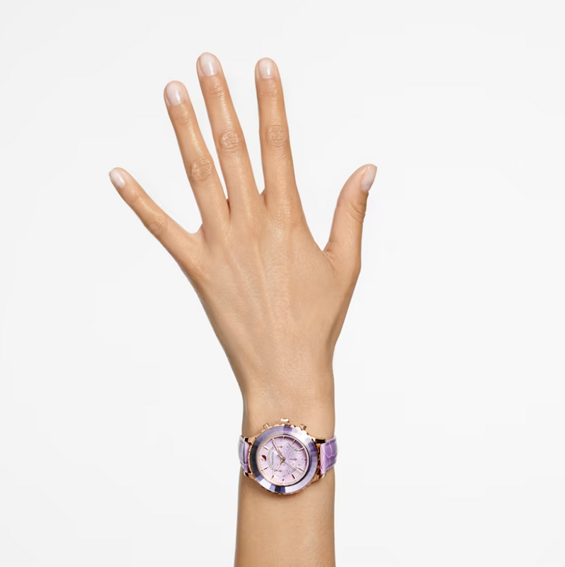 Swarovski Watch Octea Lux Chrono Purple Swarovski Watch Octea Lux Chrono Purple