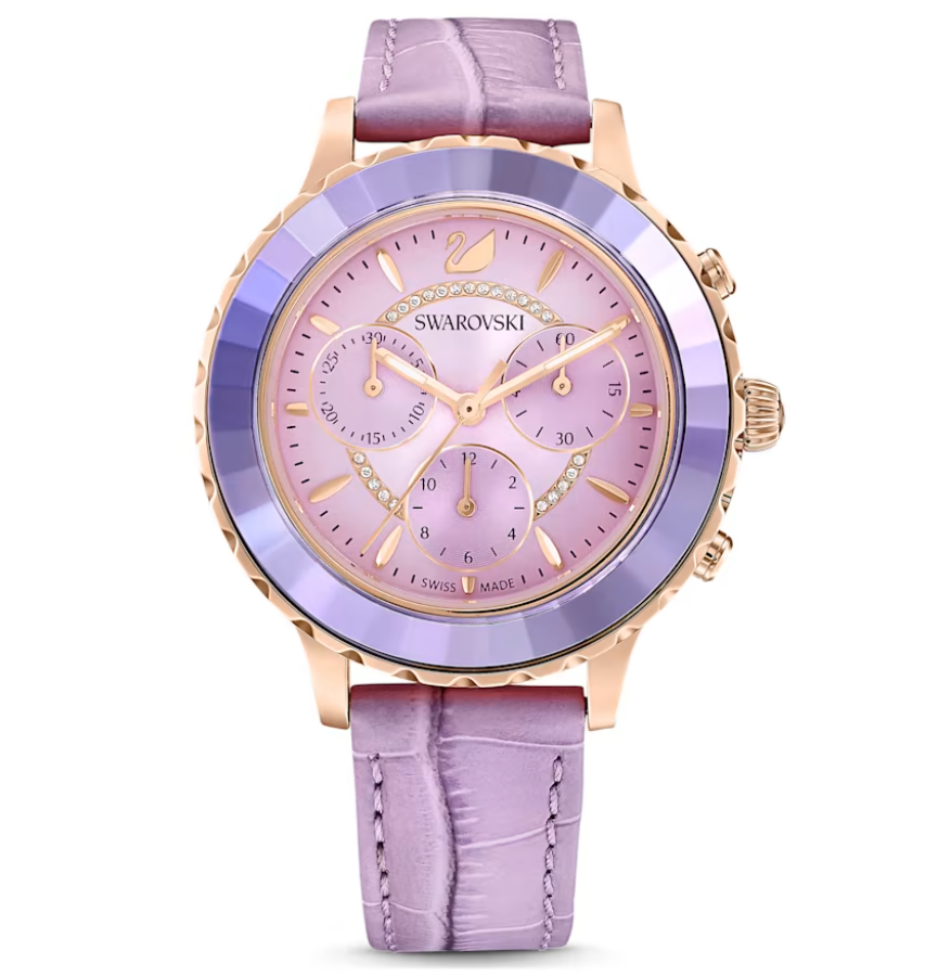 Swarovski Watch Octea Lux Chrono Purple Swarovski Watch Octea Lux Chrono Purple