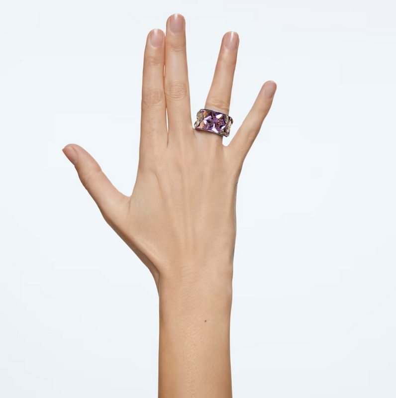 Swarovski Curiosa Ring Cocktail Violet