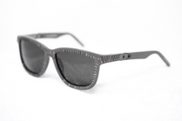 Alexander Wang Sunglasses Rectangular Grey Zip Motif AW3C4SUN