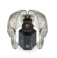 Philipp Plein Mens Watch The Skull Black Rainbow PWAAA0621