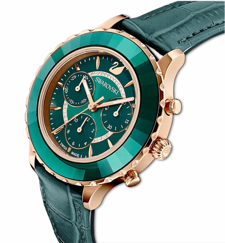 Swarovski Watch Octea Lux Chrono Green Swarovski Watch Octea Lux Chrono Green