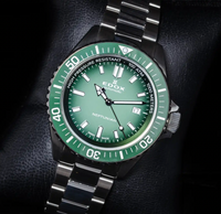 Edox 80120-3VM-VDN1 Men's Neptunian Automatic Green Watch