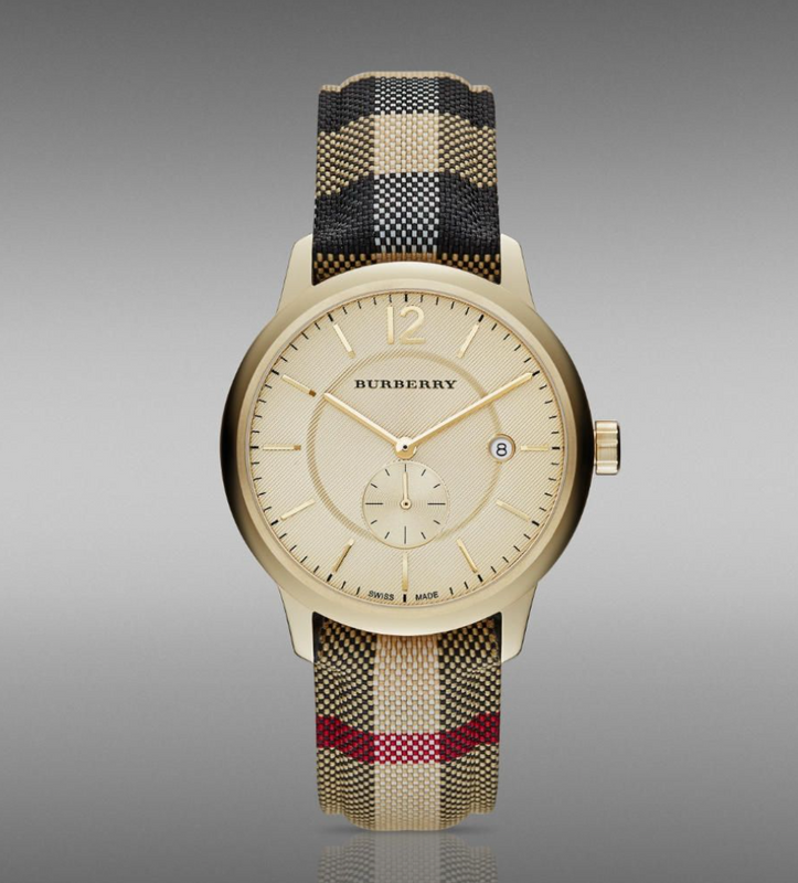 Burberry BU10001 Men's Classic Horseferry Check Watch from WatchPilot