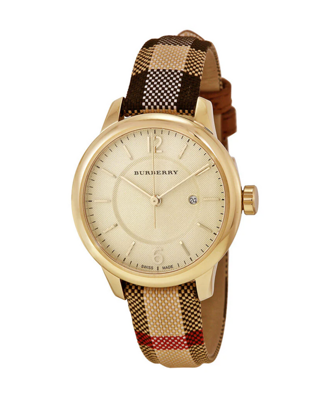 Burberry BU10104 Ladies The Classic Yellow Gold Watch from WatchPilot