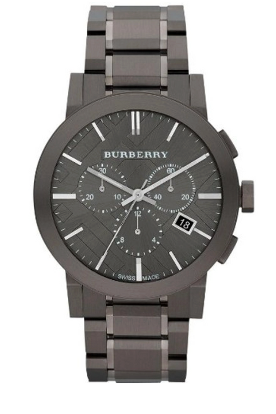 Burberry Men's Chronograph The City Black PVD 42mm Watch