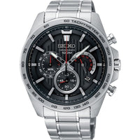 Seiko Chronograph Men's Black Watch SSB355P1 from WatchPilot